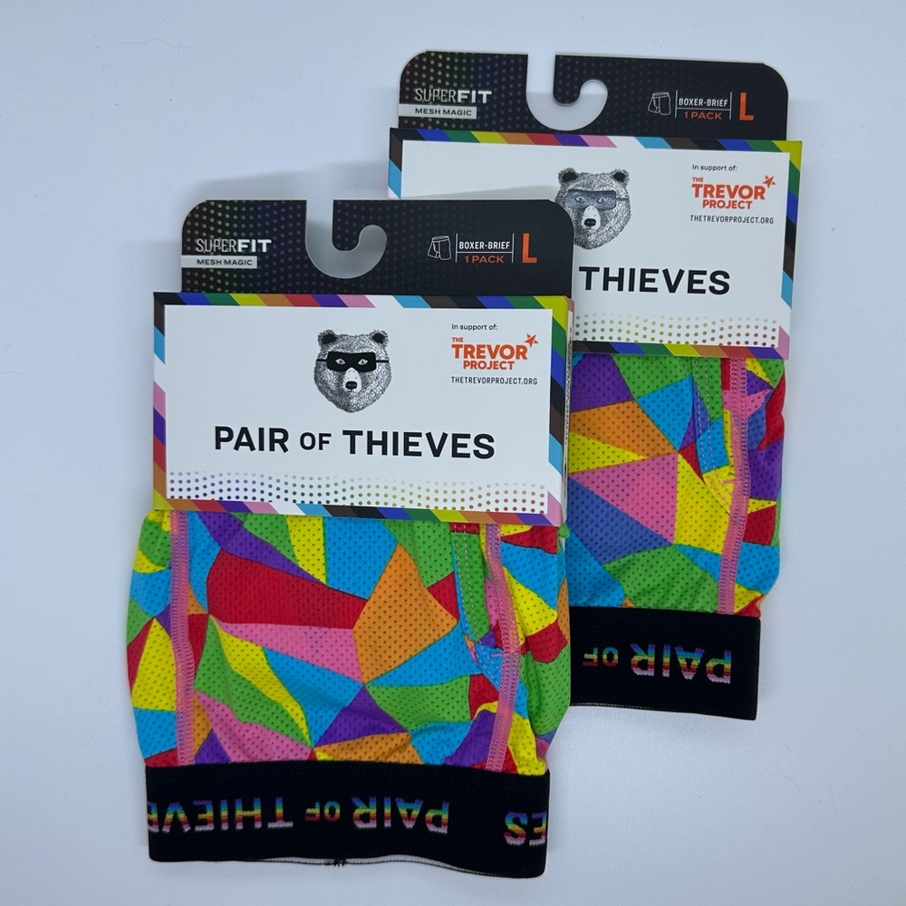 Pair of Thieves Set/2 Boxer Brief Trevor Project